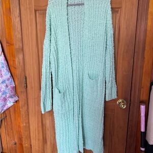 Mint Green Women's Sweater Cardigan